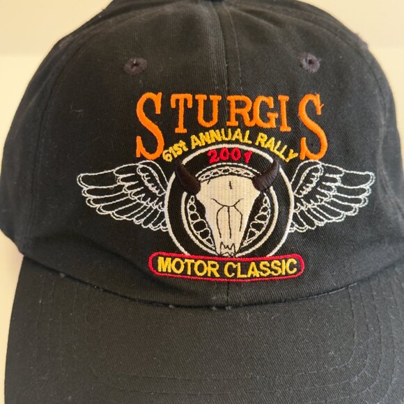 Sturgis Hat Cap Motor Classic 2002 Motorcycle Rally Adjustable Vintage - Picture 2 of 5
